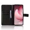 For Oukitel C60 Pro/Oukitel C60 Leather Wallet Case with Strap Diamond Texture Phone Cover