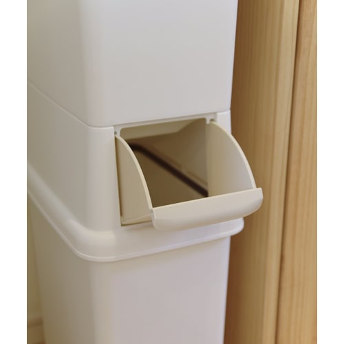 Sanko Plastic Two-Tier Sorting Dustbin, 47.5L, Light Beige