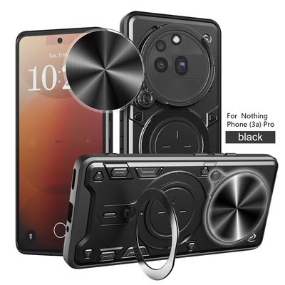 For Nothing Phone (3a) Pro 5G Case Slide Lens Armor Phone Case For NothingPhone3a Nothing Phone 3aPro Magnetic Ring Holder Cover