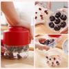 New with 7 Holes Seed Squeeze Tool Easy-Press Plastic Fruit Corer Transparent Cherry Olive Pits Tools