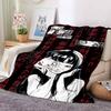 Manga Horror Flannel Blanket Throw Blanket Soft Warm Sofa Bed Camping Car Home Decor Unique Christmas Gift C9301119