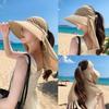 Lightweight Summer Sun Hat With Large Brim And Breathable Material For Beach And Outdoor Use