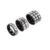 3Pcs PU Studded Punk Bracelet Unisex Wrap Bangle Daily Wear Fashion Gift