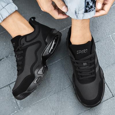 Autumn and Winter New Men's Casual Shoe Air Cushioned Large Size Running Shoes Thick Soled Height Increasing Outdoor Sports Shoe
