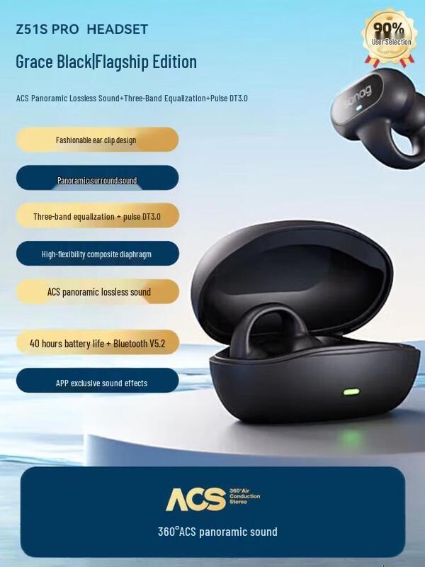 SANAG Z51S Pro Max Bone Conduction Bluetooth Earphones