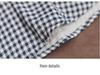 2026 Double-Layer Cotton Women's Plaid Shirt - Korean Style, Loose, Retro, Slimming