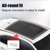 car Sunroof Cover Magnetic Breathable Car Sun Shade Anti-Fly Automotive Auxiliary Parts For Driving Sleeping Outdoor Camping