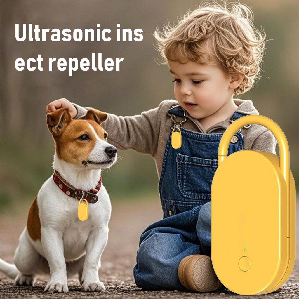 Ultrasonic Fly Control Rechargeable 3 Modes Ultrasonic Electric Fly Defense Suspendable Machine Wide Angle Quiet Device For