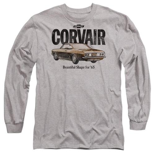 Chevrolet Unisex Adult Retro Corvair Heather Long-Sleeved T-Shirt