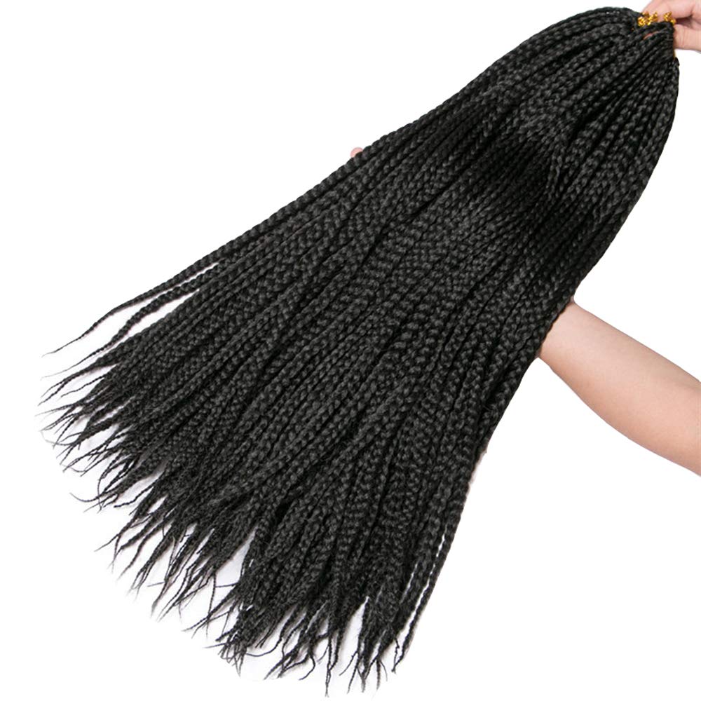

Feibin Extensions Hair Bundle Wig Set of 5 Set of 22 Braze Hip Hop Dance Hairstyle Jumbo Pigtails for Three Color Braids Gradient Hair Extensions