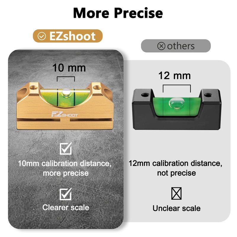 MidTen Scope Leveling Kit with High-Precision Bubble System Magnetic Compact Storage Case For Equipment and Maintenance