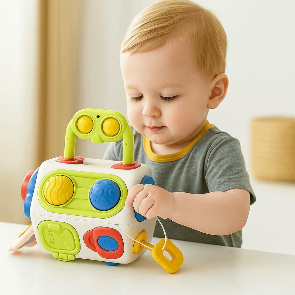 Polyhedral Montessori Sensory Toys Parent-child Interactive Baby Busy Cube  Birthday Party Decor