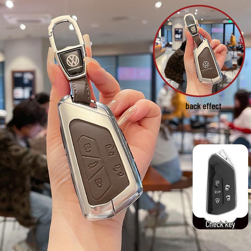 Compatible Key Case for Volkswagen Golf 8, ID4, Lingdu, Lanxun, ID3, Tiguan L, Passat Pro, and Touareg.