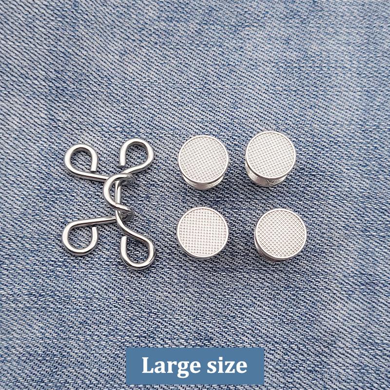 1PC Frauen Rock Hosen Jeans Verstellbare Taille Clip Metall Pins Kleidung Zubehör