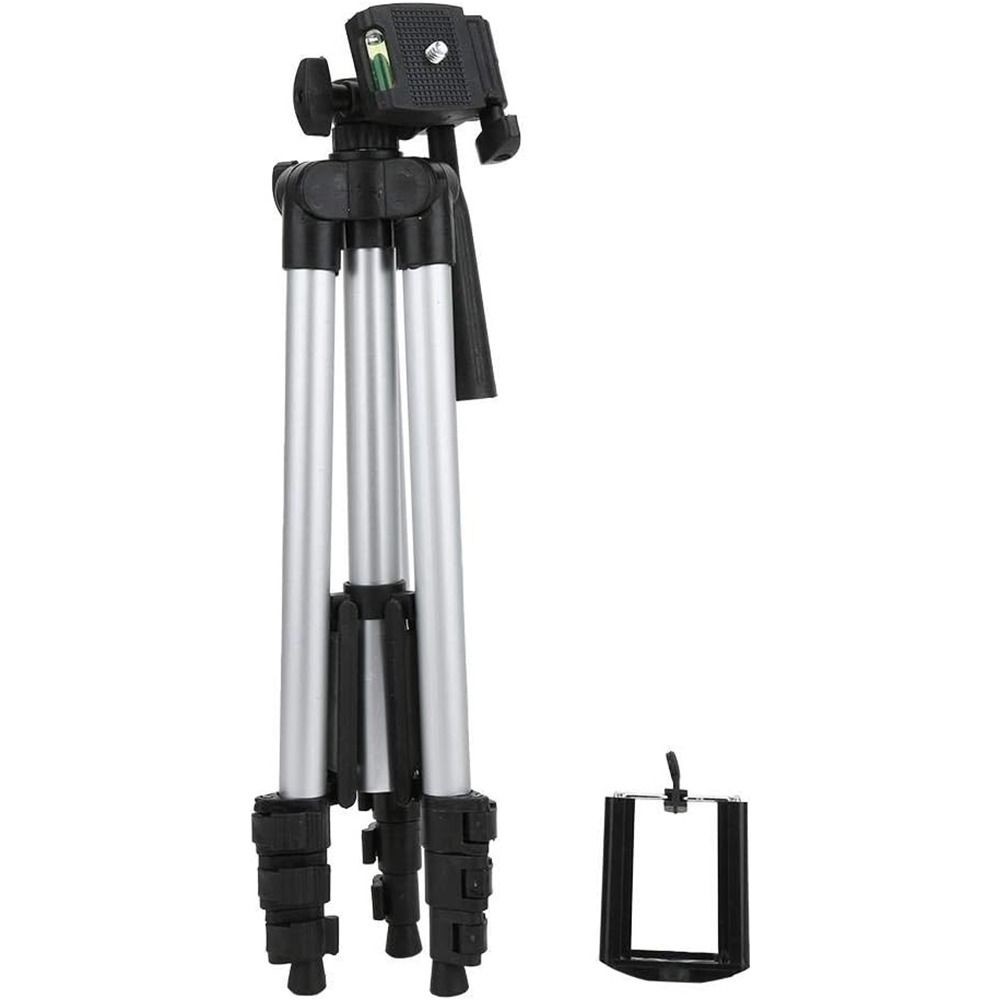 Black Phone Tripod Stand Aluminum Camera Stand Level Video Recording Photography Stand  Photography