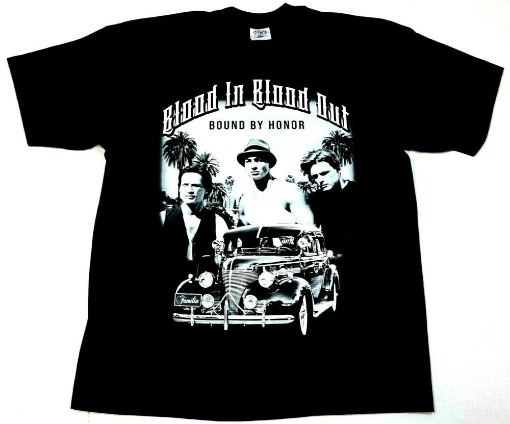

BLOOD IN BLOOD OUT T-shirt Bound By Honor Chicano Street Gang Movie Tee Men s Unisex T-Shirt XL