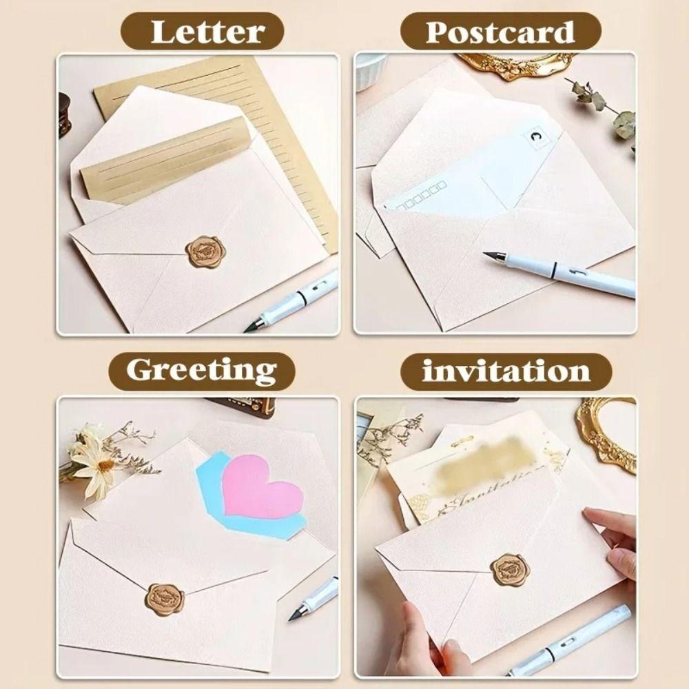 Chinese Style Letter Paper Set Cowhide Envelopes New Burlap Envelope