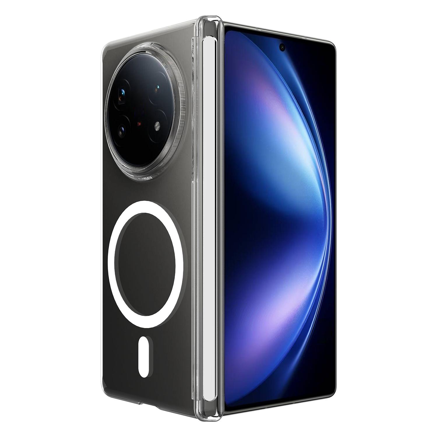 

For vivo X Fold5 5G Case Compatible with MagSafe Magnetic Hinge Protection PC Phone Cover A