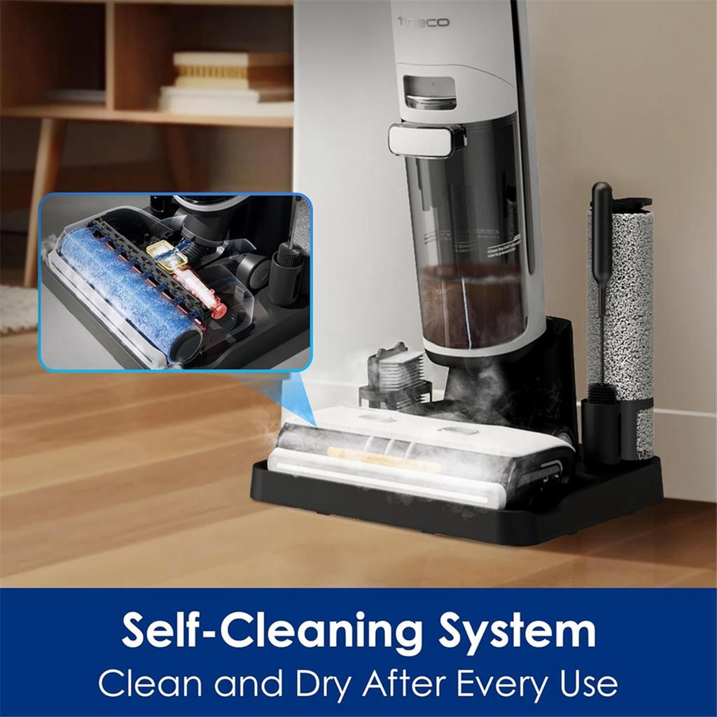 Filtri HEPA di ricambio e set di spazzole a rullo per aspirapolvere Tineco FLOOR ONE S7 Steam Cordless Wet Dry Floor Washer