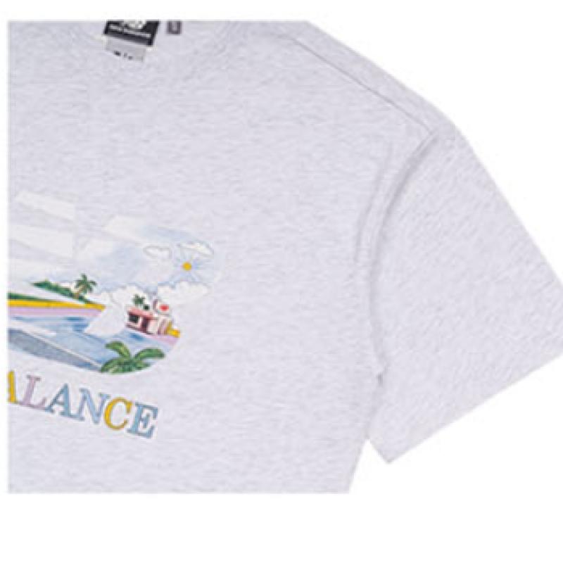 New Balance Half Club  Nbnec22603 Lg Tripper Big Logo Short Sleeve Tee Unisex