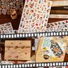 Moin Moin Sticker Set of 8 Small Retro Cafe Food Motifs Cream Set Meal Perfect for Calendars 2601sl384 / Bread, Sushi, Coffee, Cake, Food, Soda,