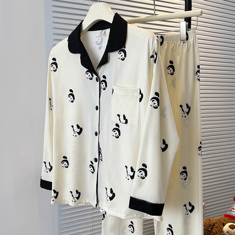 

Женский кардиган большого размера с длинным рукавом - Осенняя домашняя одежда, 200 г имитация хлопка, круглый вырез. XL-2XL