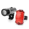 5 LED Bike Light MTB Road Bicycle Headlight Butterfly Back Rear Taillight Cycling Safety Warning Light Bicycle Lamp Flashlight