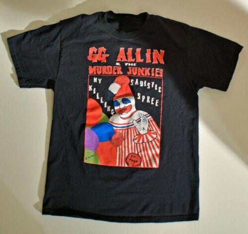 Vintage GG ALLIN THE MURDER JUNKIES TShirt Black Unisex Unisex T-Shirt