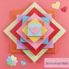 10-Color 15x15cm Origami Paper for Kids - DIY Crafts & Flower Cutting
