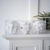 WTEMPO White Petal Christmas Glitter Round Foam Balls Store Window Display Christmas Tree Hanging Ornaments Perfect for Halloween New Year Wedding