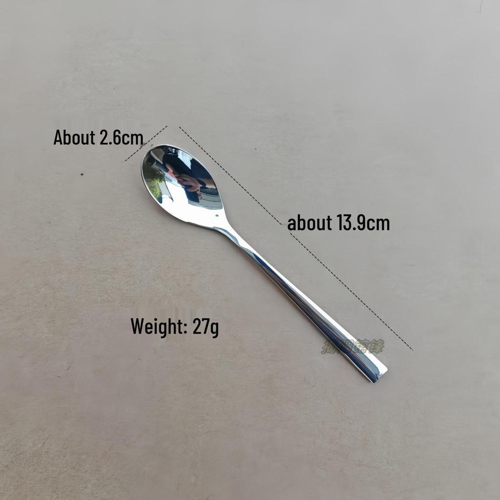 304 Stainless Steel Cutlery Set: Fork, Spoon, Steak Knife, Soup Spoon, Dessert, and Coffee Spoon for Home and Hotel.
