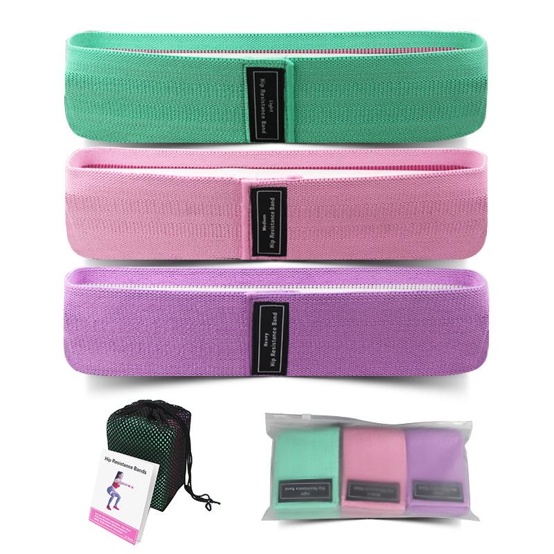Elastic Resistance Bands for Fitness, Booty, Squat & Glute Workouts