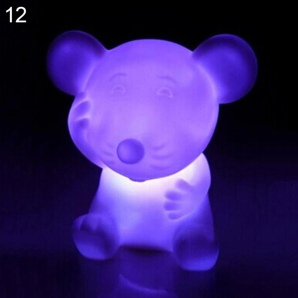 Lumină de noapte încântătoare din zodiacul chinezesc în formă de animal intermitent cu LED care schimbă culoarea