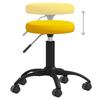 Office Chair Swivel Mustard Yellow Velvet