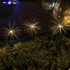 [Kaufe 1, erhalte 4] Solare Feuerwerksleuchten für den Außenbereich, wasserdicht, mit 8 Beleuchtungsmodi, Weihnachts-Hof-Festival-Party-Licht