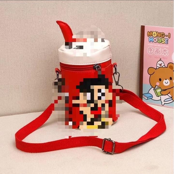 

Милая детская наплечная сумка для прогулок, универсальные аксессуары, трансформируется в сумку-мессенджер красный