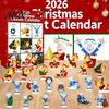 Advent Gift Boxes for Kids Christmas Calendar 2026, 24-Day Surprise Countdown with 24 Holiday Activity Set Acrylic Pendants, Anime Themed Collectible