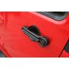 Exterior Door Handle Bowl Decor Cover Trim for Jeep Wrangler JK JKU 07-17 Carbon