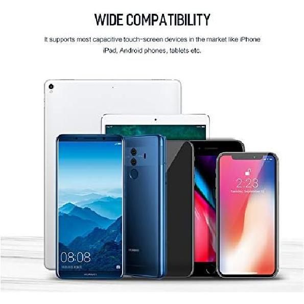 Active Stylus Pen Compatible with Apple,Stylus Pens for Touch Screens,1.5mm Fine Point Digital Pen,Rechargeable Stylus for iPad/iPad