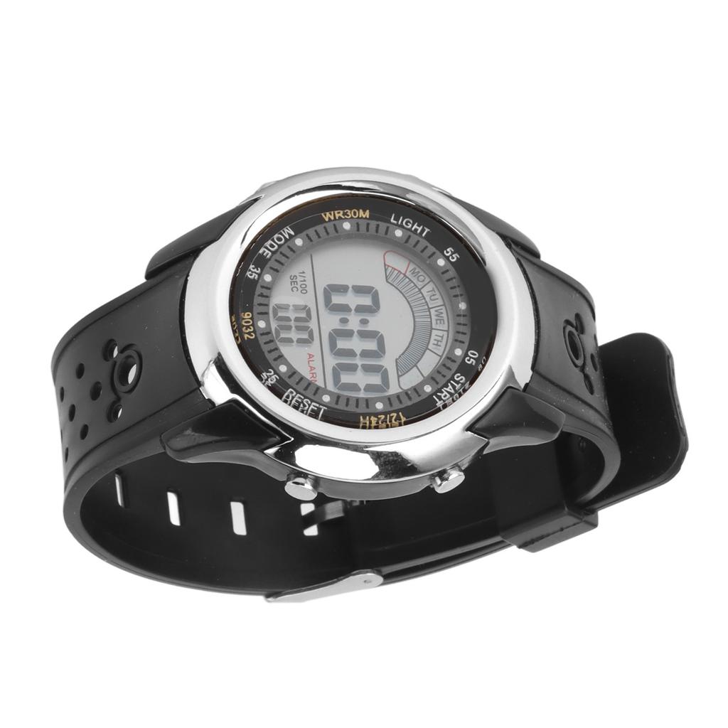 Sports Watch Luminous Waterproof Wear Resistant Alarm Function Stylish Digital Sports Watch for Outdoor Activities