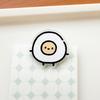 10Pcs Cute Cartoon Vegetable Acrylic Memo Clips Double Sided Paper Clamp Student Stationery Gift