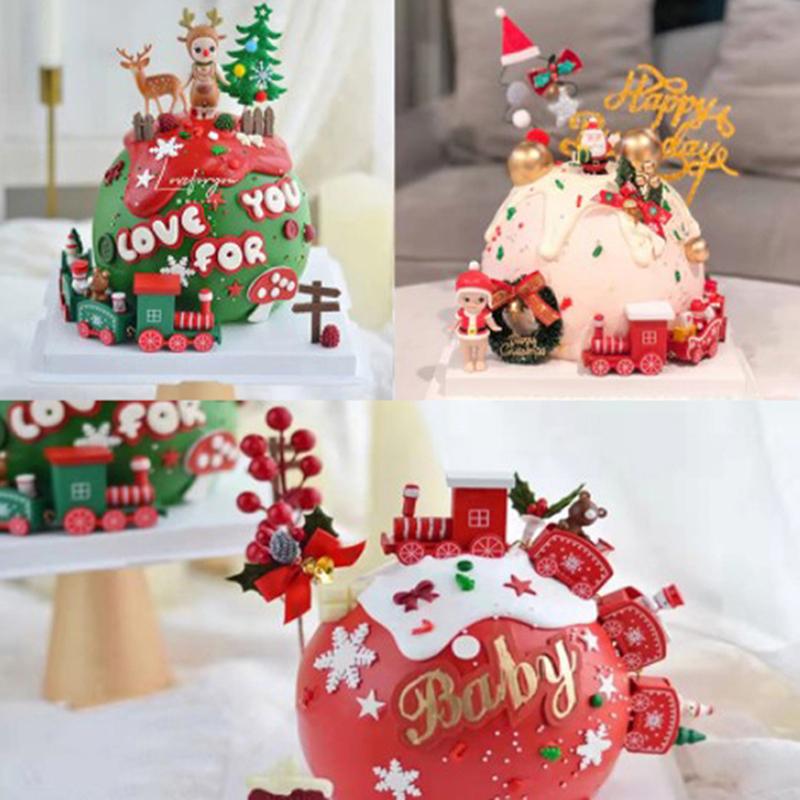 2022 Christmas Train Ornaments Net Celebrity Train Ornaments 2022 Happy Merry Christmas Decor For Home Xmas Kids Gift