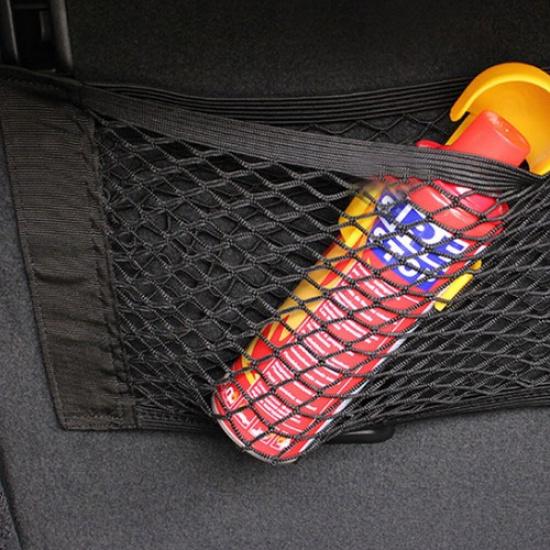 Car Interior Elastic Net Storage Holder Rear Trunk Seat Organizer Accessories