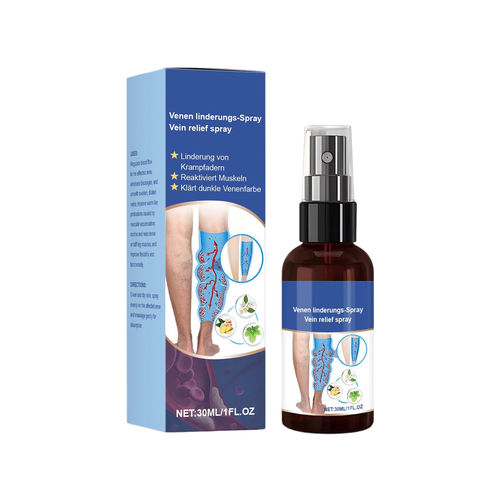 

Успокаивающий спрей для ног, Снятие отечности ног, Кровообращение при сосудистых звездочках, Противовоспалительное снятие отечности и барьер, 30 мл синий