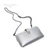 Pisoraro Wallet Shoulder Bag with Smartphone PR184 SILVER Storage, Crossbody, Silver, Multifunctional,