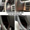 Car Interior Renewal Wax-Plastic Trim Revitalizer and Gloss Enhancer for Dashboards,Panels,Prevents Yellowing of Black Surfaces