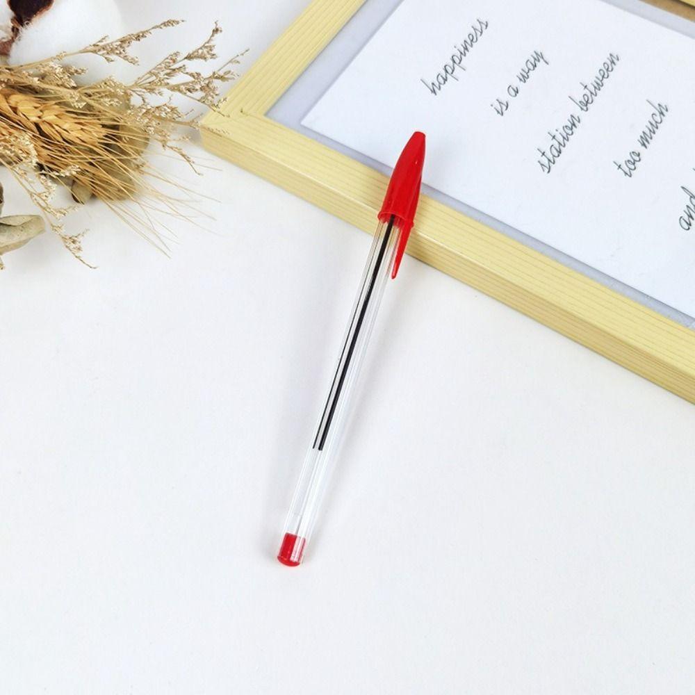 5PCS Black/Blue/Red Ink Gel Pen Press Type Signature Pens Simple Neutral Pen  Stationery
