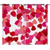 Curtains Full Screen Love Romantic 3D Digital Printing Blackout Curtain Punching