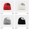 Knit Hat For Women With Colorblock Pattern Warm Windproof Winter Accessories