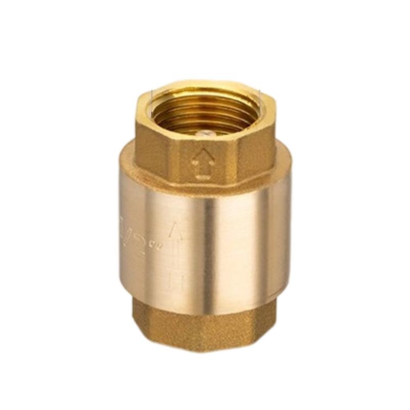 Heavy Duty 6 Inch Vertical Mount Brass Check Valves With Thickened Body For High Pressure Systems Plumbing Applications